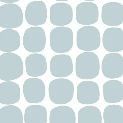 ESTAhome papier peint motif graphique bleu clair et blanc - 53 cm x 10.05 m - 139088