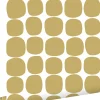 ESTAhome papier peint motif graphique jaune ocre et blanc - 53 cm x 10.05 m - 139089