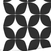 ESTAhome papier peint motif graphique noir et blanc - 53 cm x 10.05 m - 139101