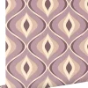 ESTAhome papier peint ornements au style rétro lilas violet - 50 x 900 cm - 130988