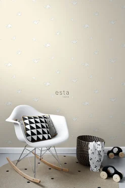 ESTAhome papier peint ours beige - 53 cm x 10.05 m - 137301