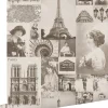 ESTAhome papier peint Paris brun sépia - 53 cm x 10.05 m - 138148