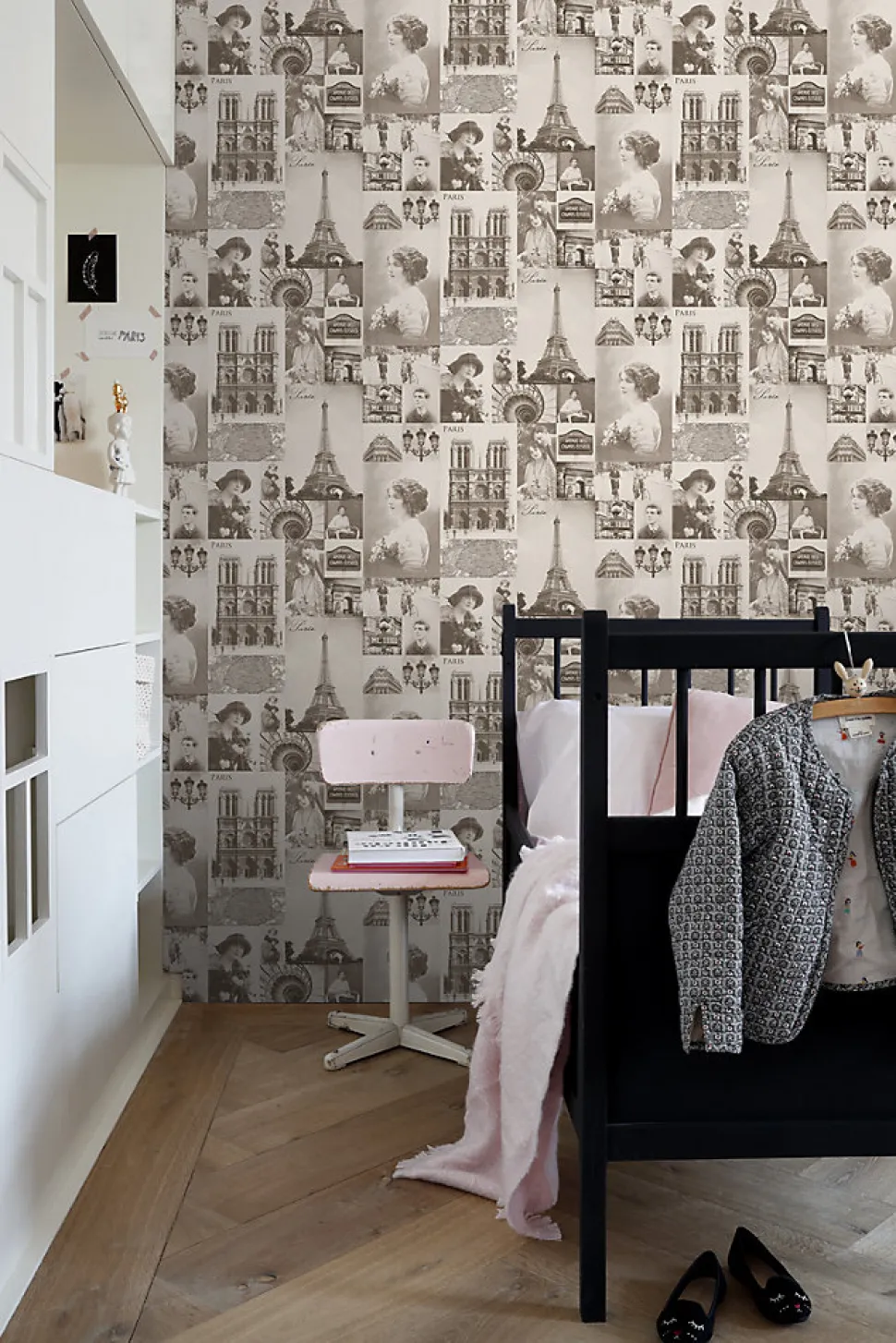 ESTAhome papier peint Paris brun sépia - 53 cm x 10.05 m - 138148