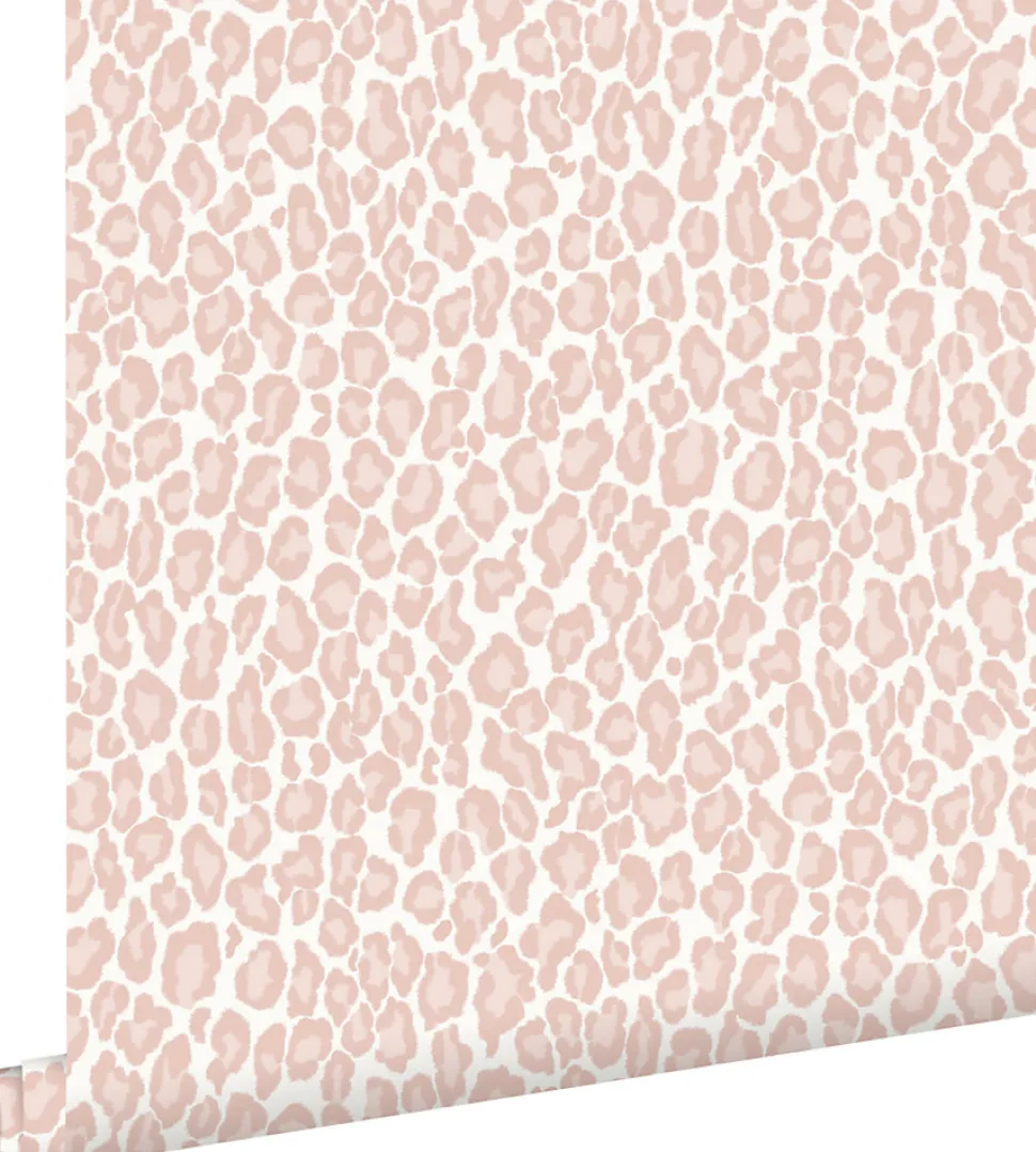 ESTAhome papier peint peau de léopard rose clair - 53 cm x 10.05 m - 139150