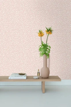 ESTAhome papier peint peau de léopard rose clair - 53 cm x 10.05 m - 139150
