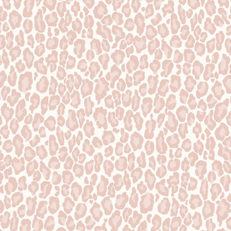 ESTAhome papier peint peau de léopard rose clair - 53 cm x 10.05 m - 139150