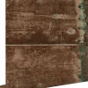 ESTAhome papier peint plaques métalliques brun rouille - 53 cm x 10.05 m - 138221