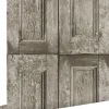 ESTAhome papier peint portes à panneaux taupe - 53 cm x 10.05 m - 138210