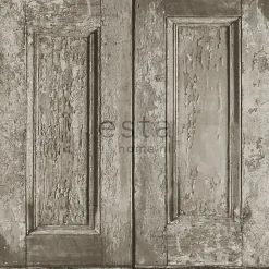 ESTAhome papier peint portes à panneaux taupe - 53 cm x 10.05 m - 138210