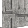 ESTAhome papier peint portes à panneaux gris - 53 cm x 10.05 m - 138209