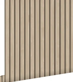 ESTAhome papier peint tasseaux de bois beige - 53 cm x 10.05 m - 139607