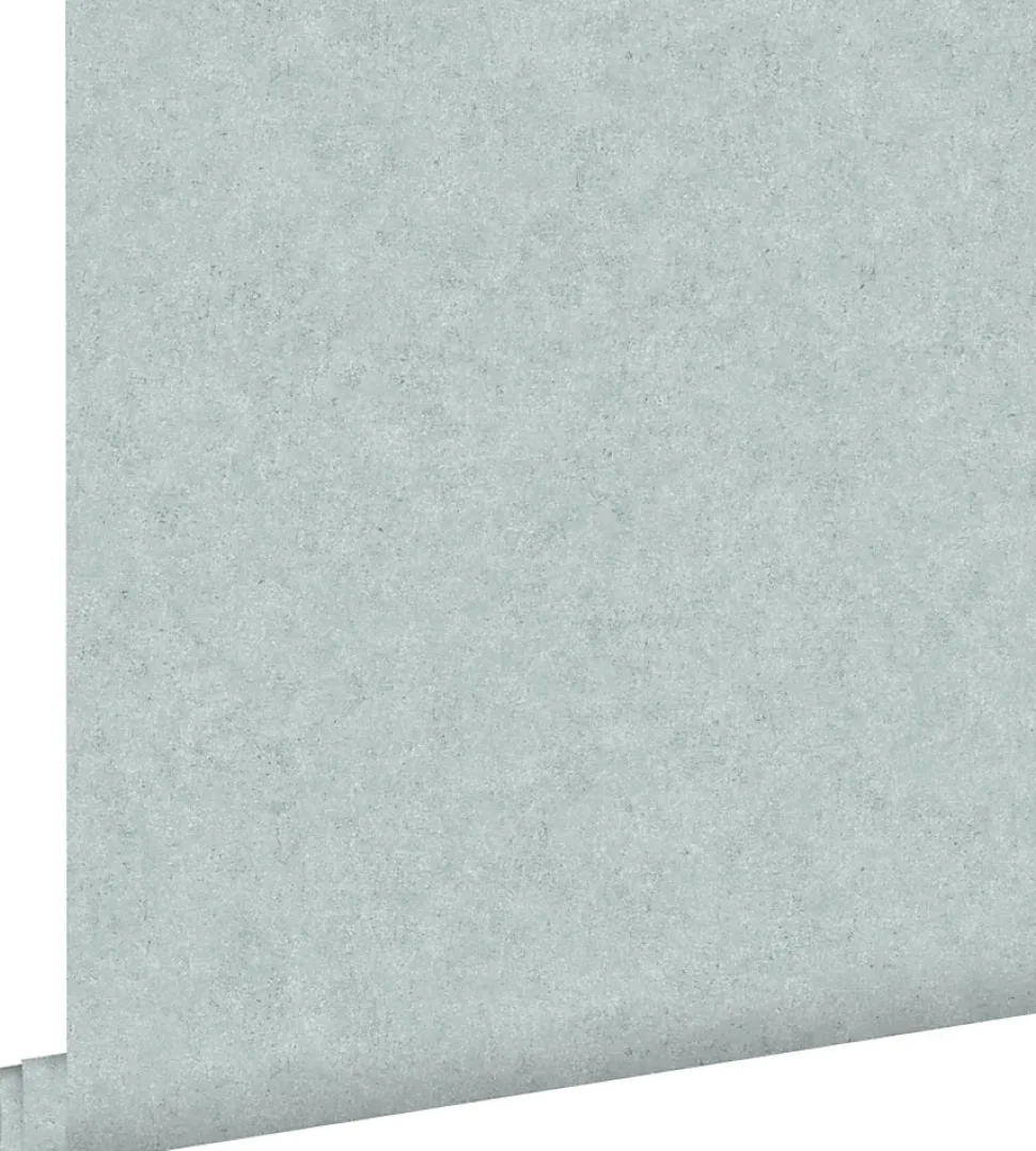 ESTAhome papier peint uni effet béton bleu canard - 53 cm x 10.05 m - 138237