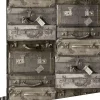 ESTAhome papier peint valises vintage brun foncé - 53 cm x 10.05 m - 138217