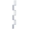 Etagère d'angle design contemporain zig zag 5 niveaux