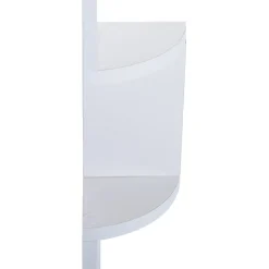 Etagère d'angle design contemporain zig zag 5 niveaux