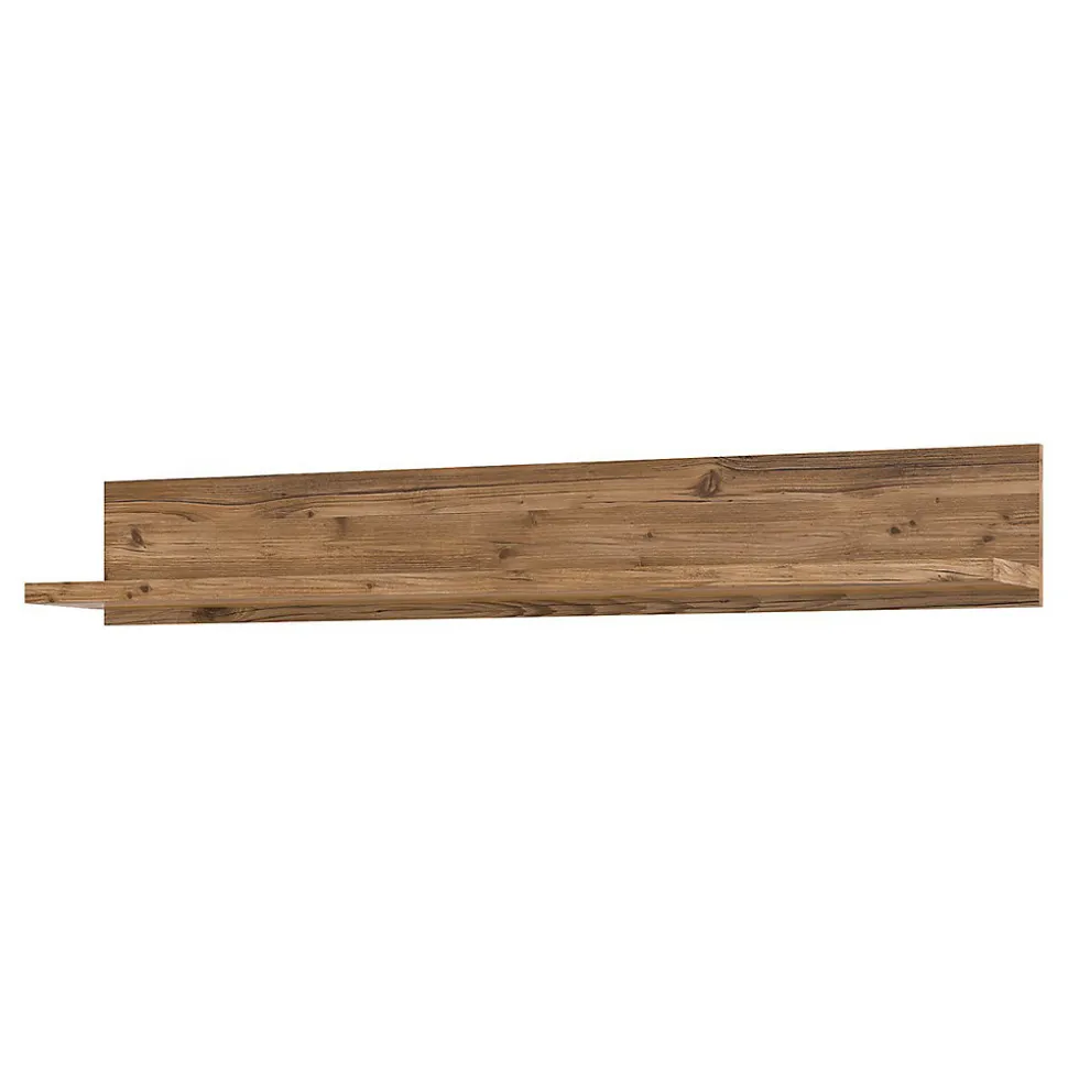 Etagère design 150cm collection DARWIN. Effet épicéa.