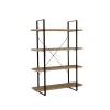 Etagère industrielle SHELVES 4 niveaux Bois et métal Design loft tendance