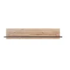 Etagère murale 150 cm décor bois clair et gris - MARBELLA