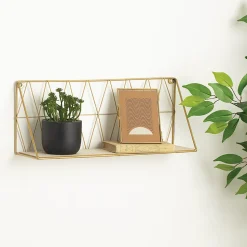 Etagère murale - doré 48x20 cm - Atmosphera