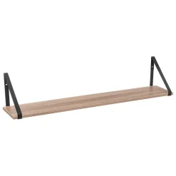Etagère murale avec équerres 78 cm