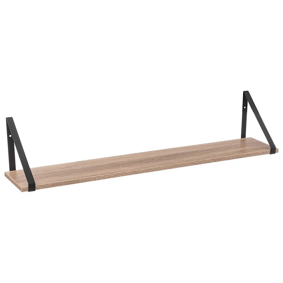 Etagère murale avec équerres 78 cm