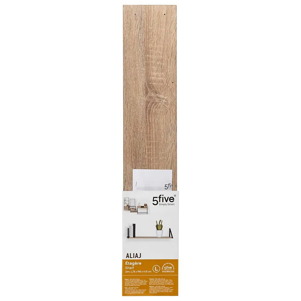 Etagère murale avec équerres 78 cm