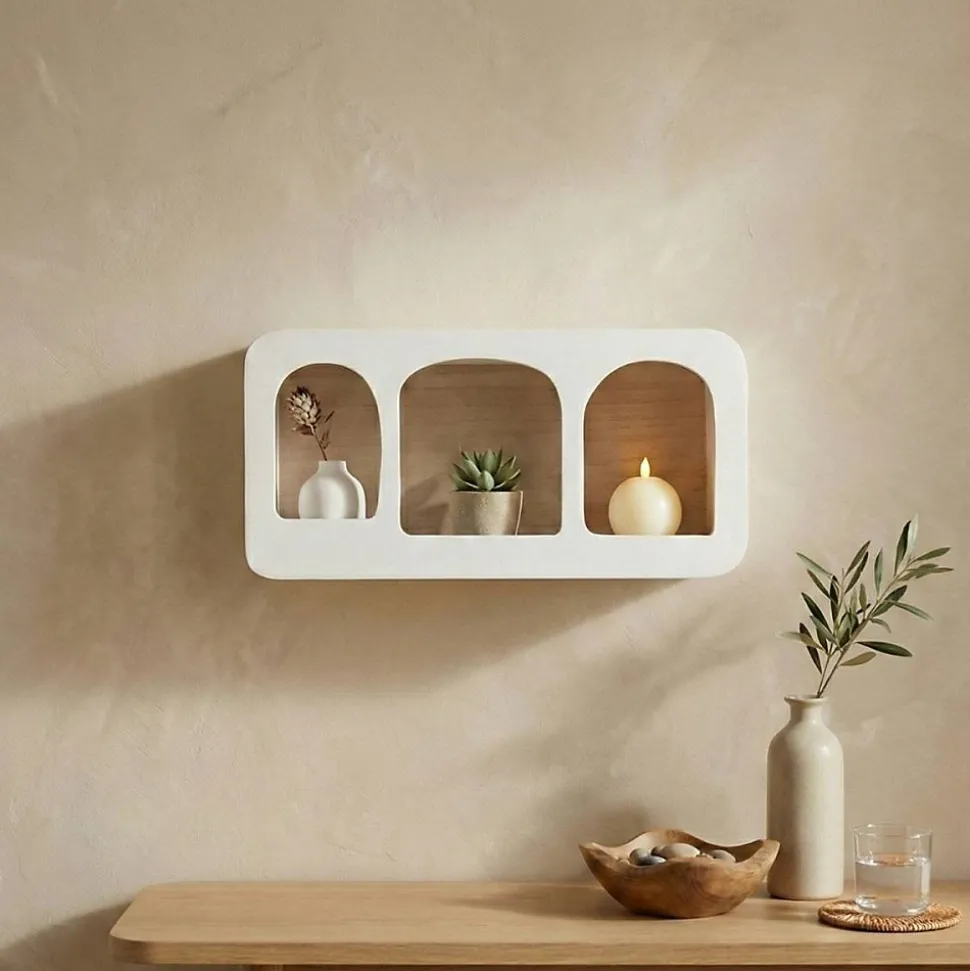 Etagère murale déco 40cm, Ubud
