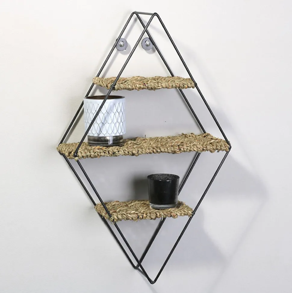Etagère murale design métal et corde Natural Living