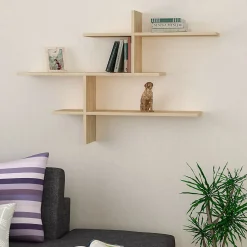 Etagère murale en bois YANIS - Marron