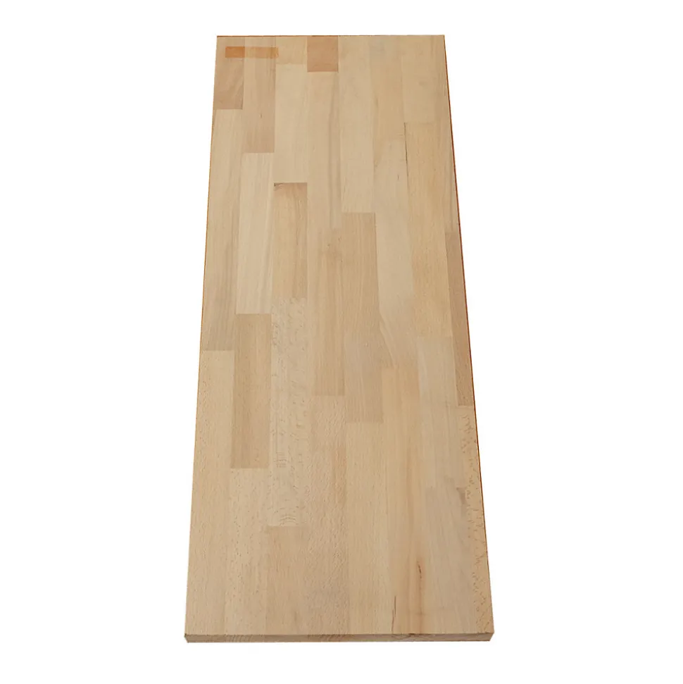 Etagère murale Hêtre bois massif L.80 X l.30 cm, Ep.26 mm