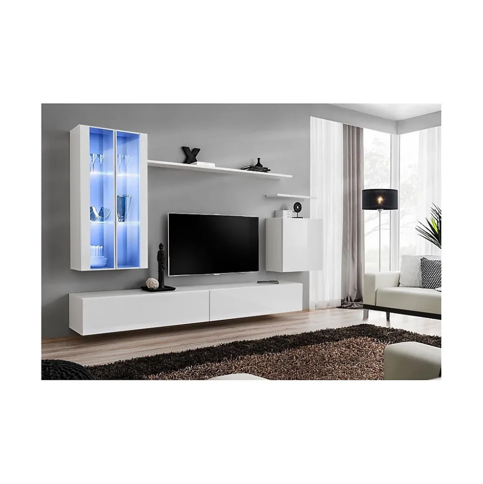 Etagère murale SWITCH 60 cm blanc mat