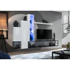 Etagère murale SWITCH 180 cm blanc mat