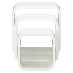 Etagères murales cubes modulables Cusko Form, blanc, 3 pièces
