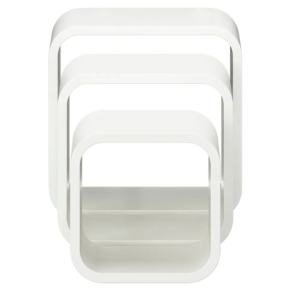 Etagères murales cubes modulables Cusko Form, blanc, 3 pièces