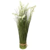 Fagot de fleurs artificielles Ludo H60cm- Blanc- Atmosphera