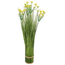Fagot de fleurs artificielles Ludo H60cm- Blanc- Atmosphera