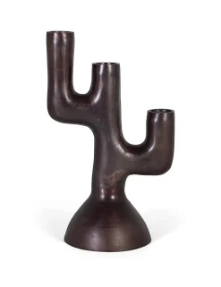 Figurine décorative en aluminium avec finition bronze