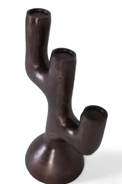 Figurine décorative en aluminium avec finition bronze
