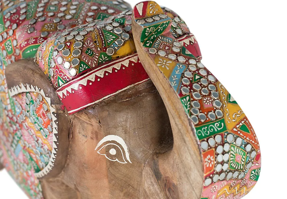 Figurine décorative en forme d'éléphant, hauteur 65 cm
