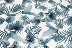 Film adhésif décoratif feuillage bleu palmier D-C-Fix® L.200 x l.67,5cm