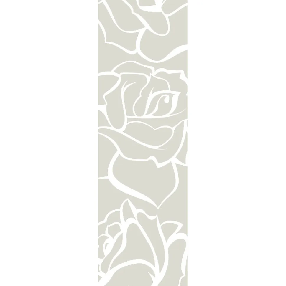 Film Fenêtre Anti Regard Occultant - ROSES - Stickers Autocollant Brise-Vue pour Vitre & Porte de Douche - 150x45cm