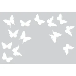 Film Fenêtre Anti Regard Occultant - PAPILLONS - Stickers Autocollant Brise-Vue pour Vitre & Porte de Douche - 55x85cm