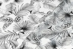 Film occultant fenêtre statique feuillage noir et blanc 67,5 x 150cm D-C-Fix®,Botanicals