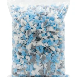 Flocons de mousse de rembourrage déchiquetée polyuréthane BANANAIR, sachet 550 L
