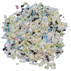 Flocons de mousse polyuréthane de rembourrage recyclée - 1000 L - Vivezen