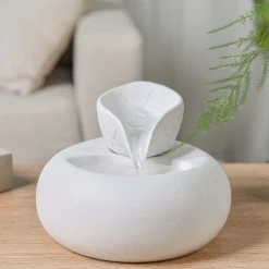 Fontaine design épurée en céramique Toby