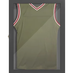Frame box T-frame cadre pour maillot porte acrylique doublure interne feutre dim. 71L x 7l x 89H cm noir