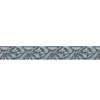 Frise adhésive autocollante 15 cm X 300 cm, décorative, bleu gris, motif feuilles botaniques - Setermoen.