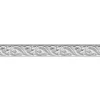 Frise adhésive autocollante 5 cm X 300 cm, décorative acanthe motif baroque, imitation moulure pour décoration murale intérieure.