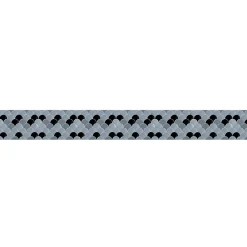 Frise adhésive autocollante Arboréa Zellige - Motif éventail gris bleuté - 5 cm X 300 cm - Décoration murale intérieure